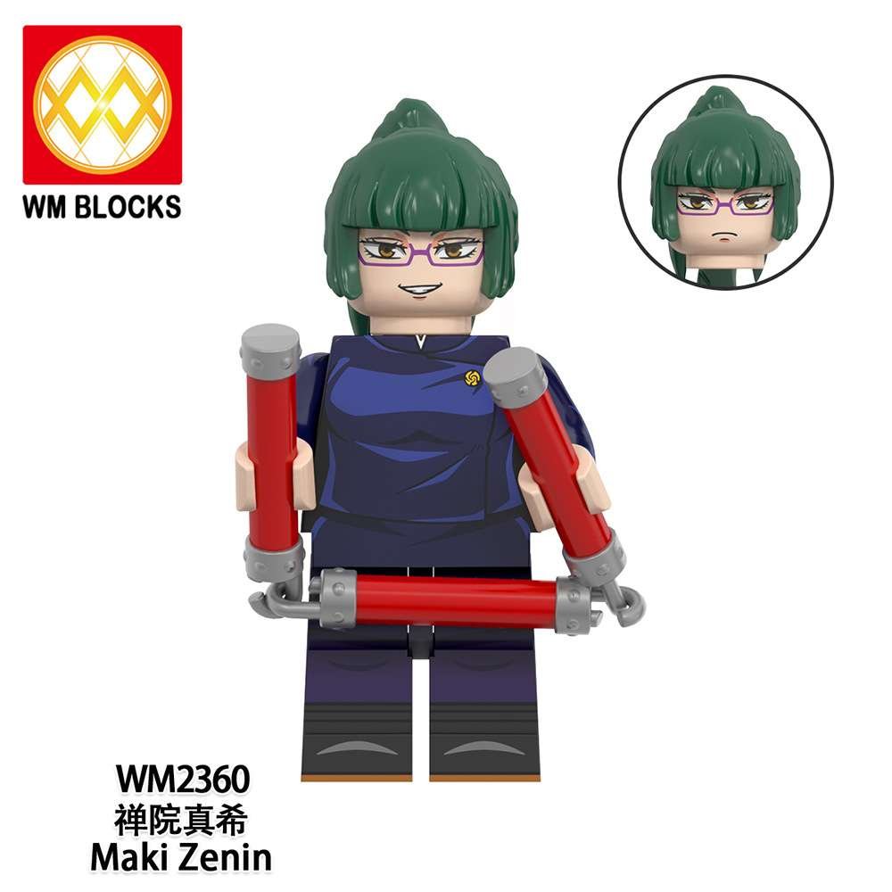 Anime Jujutsu Kaisen Maki Zenin WM2360 Minifigures - Brixtoy