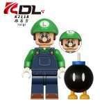 Cartoon Super Mario Luigi K2118 Minifigures