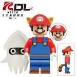 Cartoon Super Mario Raccoon Mario K2116 Minifigures