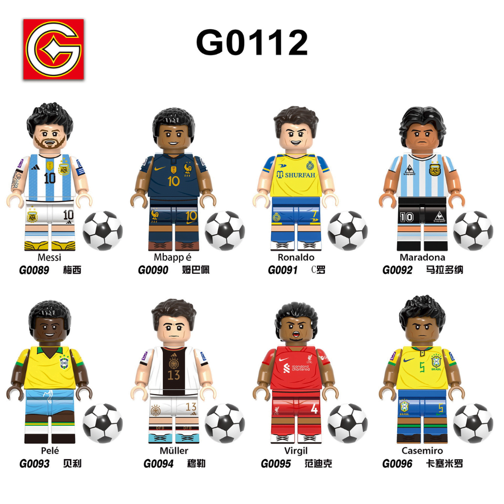 Lego soccer player store messi