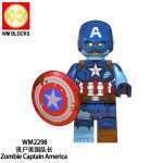 Marvel Zombie Captain America WM2298 Minifigures