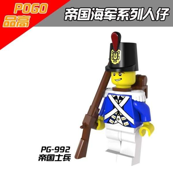 Medieval Bluecoat Soldier PG-992 Minifigures