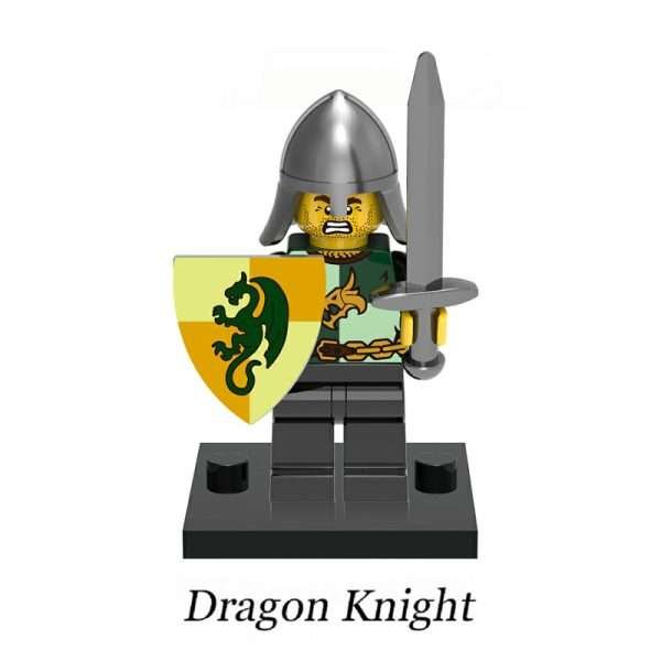 Medieval Dragon Kinght XH522 Minifigures