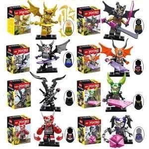 Ninjago Double Sided Printing DB10 Minifigures Set