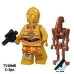 Star Wars C-3PO TV-8045 Minifigures