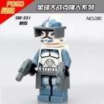 Star Wars Wolfpack Clone Trooper (Phase 1) SW-331 Minifigures