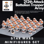 212th Attack Battalion Trooper Army SWS13 Minifigures Set