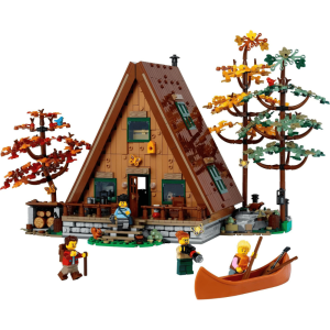 A-Frame Cabin 92886 KING Compatible 21338 Brick Set