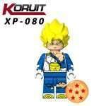 Anime Dragon Ball Z Goku (Battle Damaged Battle Armor) XP-080 Minifigures