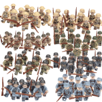 Army Soldier World War II Minifigures Set