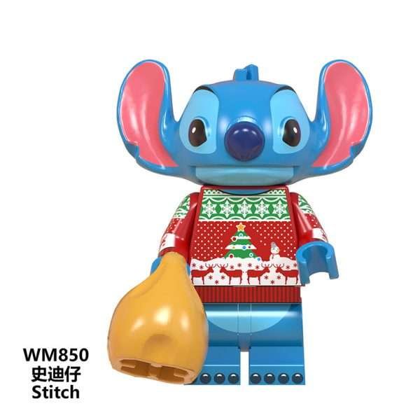 Cartoon Lilo and Stitch Christmas Stitch WM850 Minifigures