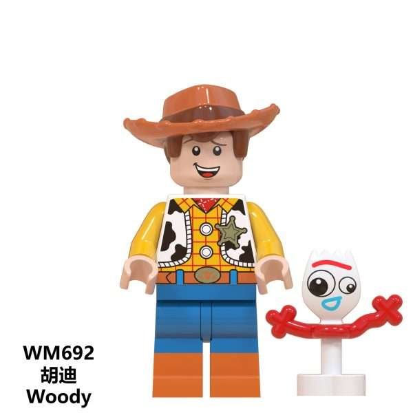 Cartoon Toy Story 4 Woody WM692 Minifigures