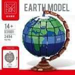 Creator Earth Globe 031001 XMORK Brick Set