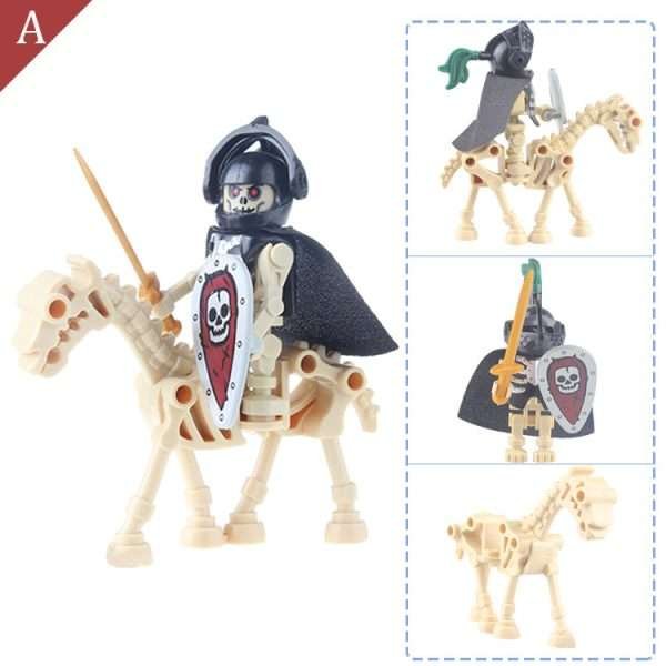 Medieval Skeleton Knight AX9815-A Minifigures