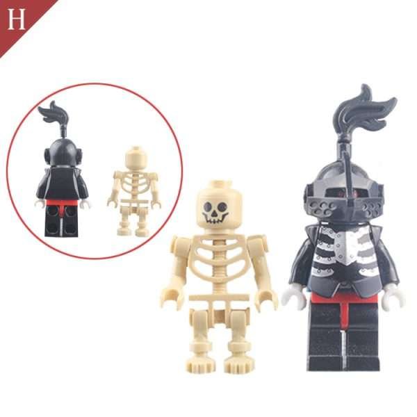 Medieval Skeleton Knight AX9815-H Minifigures