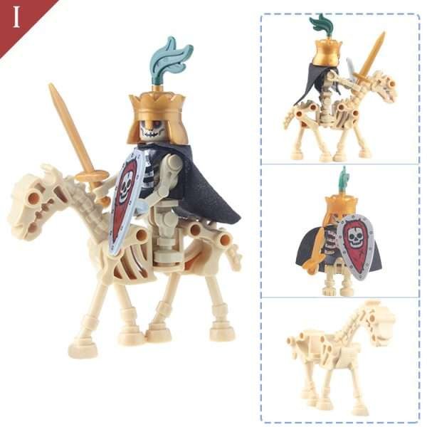 Medieval Skeleton Knight AX9815-I Minifigures