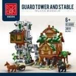 Modular Buildings Medieval Guard Tower 033001 XMORK Brick Set 1