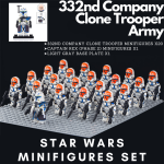 Star Wars 332nd Company Clone Trooper Army SWS01 Minifigures Set