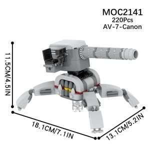 Star Wars AV-7 Canon MOC-2141 Brick Set