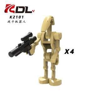 Star Wars Battle Droid X4Pcs K2101 Minifigures