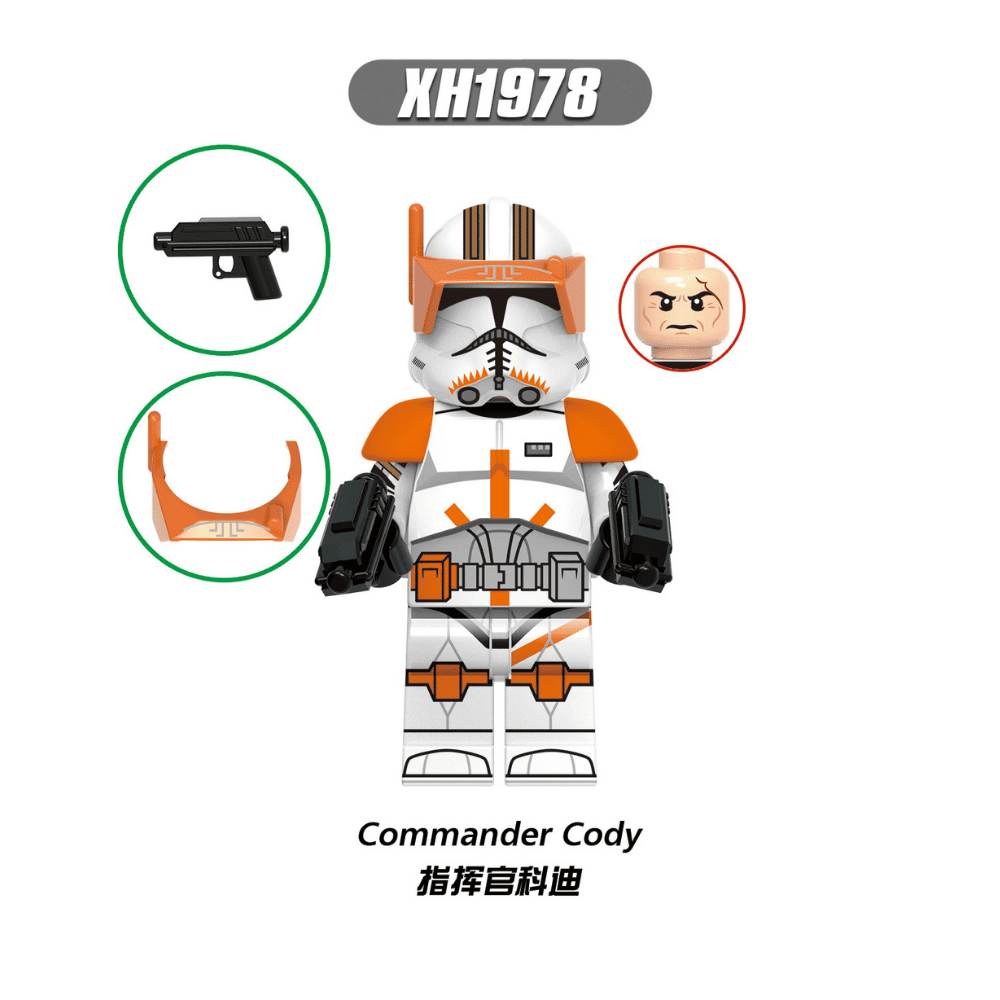 Star Wars Commander Cody (Phase 2) XH1978 Minifigures - Brixtoy