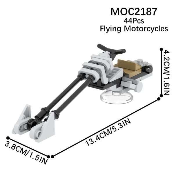 Star Wars Flying Motorcycles MOC-2187 Brick Set