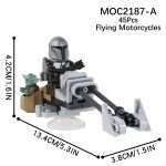 Star Wars Flying Motorcycles MOC-2187A Brick Set