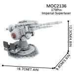 Star Wars Imperial Superlaser MOC-2136 Brick Set