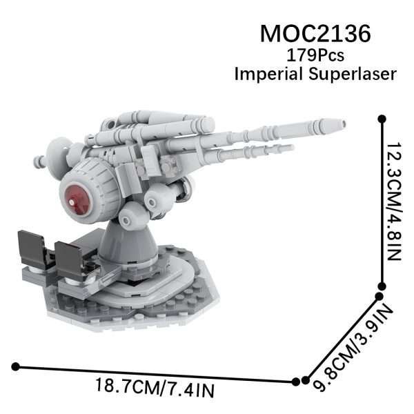 Star Wars Imperial Superlaser MOC-2136 Brick Set