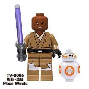 Star Wars Mace Windu (Clone Wars) TV-8006 Minifigures