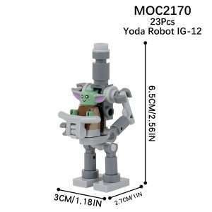 Star Wars Yoda Robot IG-12 MOC-2170 Brick Set