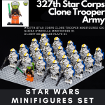 327th Star Corps Clone Trooper Army SWS15 Minifigures Set