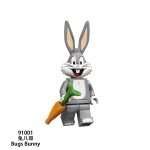 Cartoon Looney Tunes Bugs Bunny 91001 Minifigures