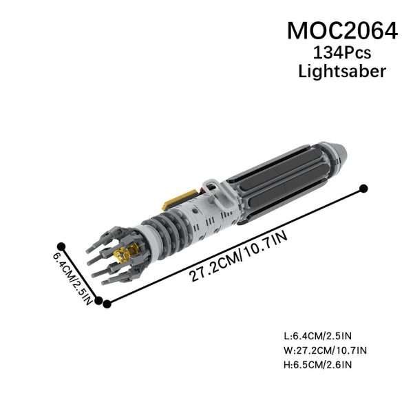 Star Wars Lightsaber MOC-2064 Brick Set