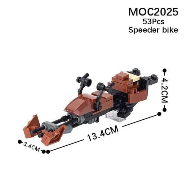 Star Wars Speeder Bike MOC-2025 Brick Set