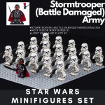 Stormtrooper(Battle Damaged) Army SWS11 Minifigures Set