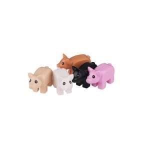 Animal Series Pig 5pcs PGA01 Minifigures Set