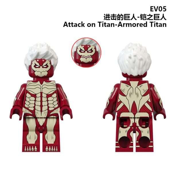 Anime Attack on Titan Armored Titan EV05 Minifigures