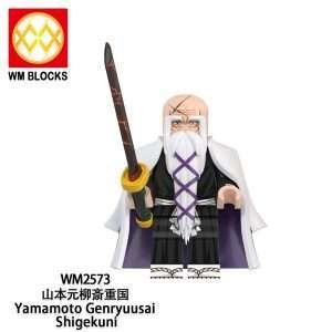 Anime Bleach Yamamoto Genryusai Shigekuni WM2573 Minifigures