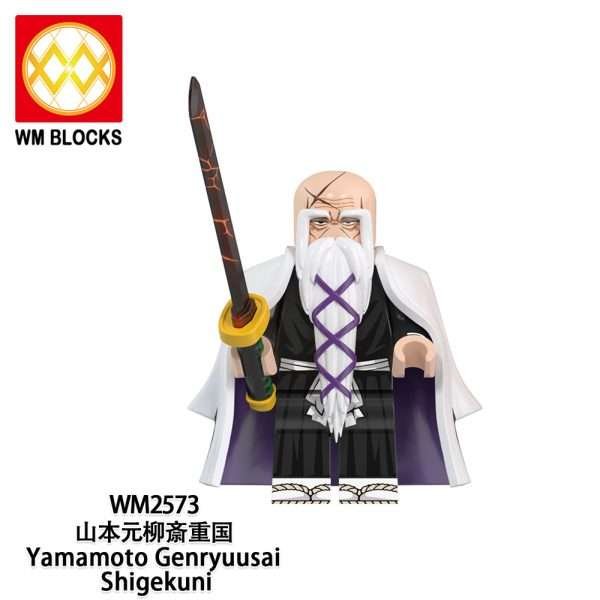 Anime Bleach Yamamoto Genryusai Shigekuni WM2573 Minifigures