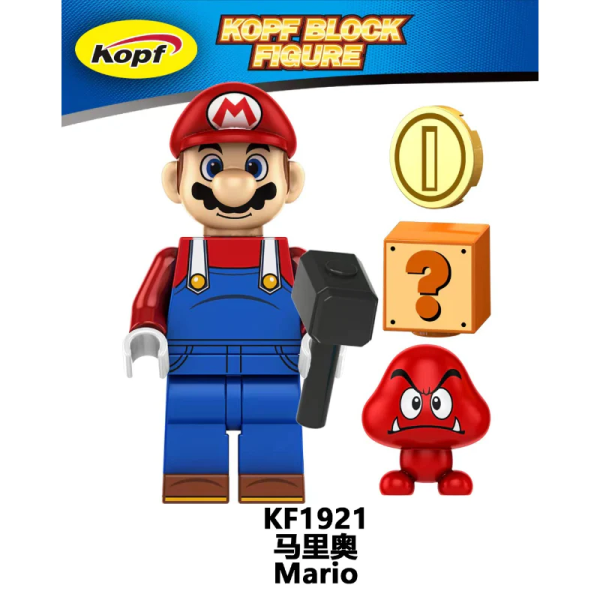 Cartoon Super Mario KF1921 Minifigures