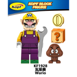 Cartoon Super Mario Wario KF1928 Minifigures