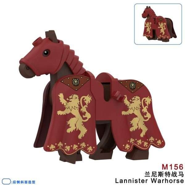 Medieval Knight War Horse FJM156 Minifigures