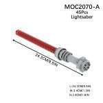 Star Wars Lightsaber MOC-2070A Brick Set