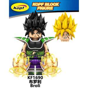 Anime Dragon Ball Z Broly KF1690 Minifigures