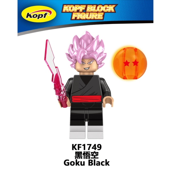 Anime Dragon Ball Z Goku Super Saiyan Rose KF1749 Minifigures