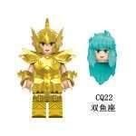 Anime Gold Saints Pisces Aphrodite CQ22 Minifigures