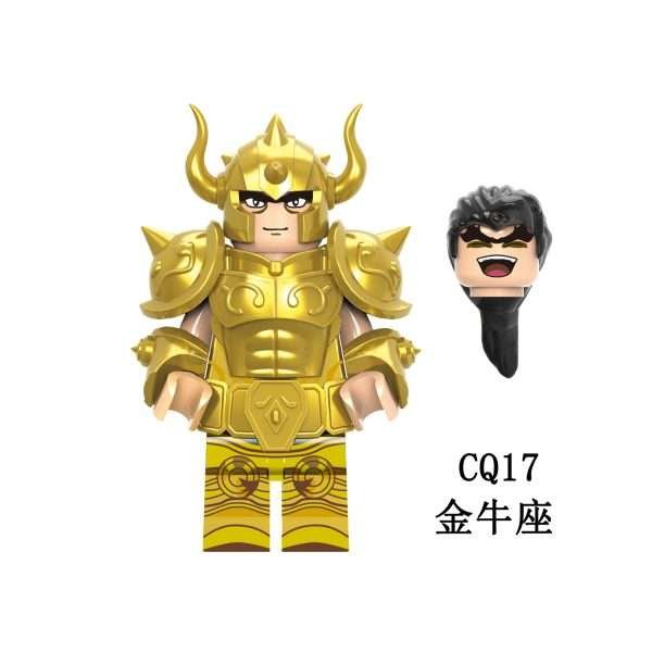 Anime Gold Saints Taurus Aldebaran CQ17 Minifigures