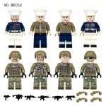 Army Marine Corps Soldier M8054 Minifigures Set