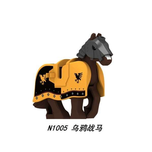 Medieval Crow War Horse N1005 Minifigures